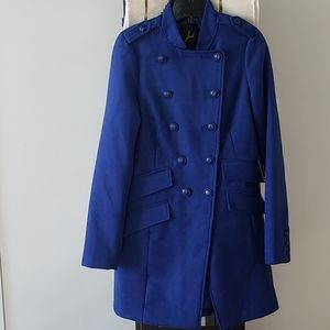 Jack by BB Dakota Royal Blue Double Breasted Coat